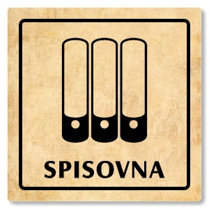 Spisovna, 100x100mm, pergamen, Arizona